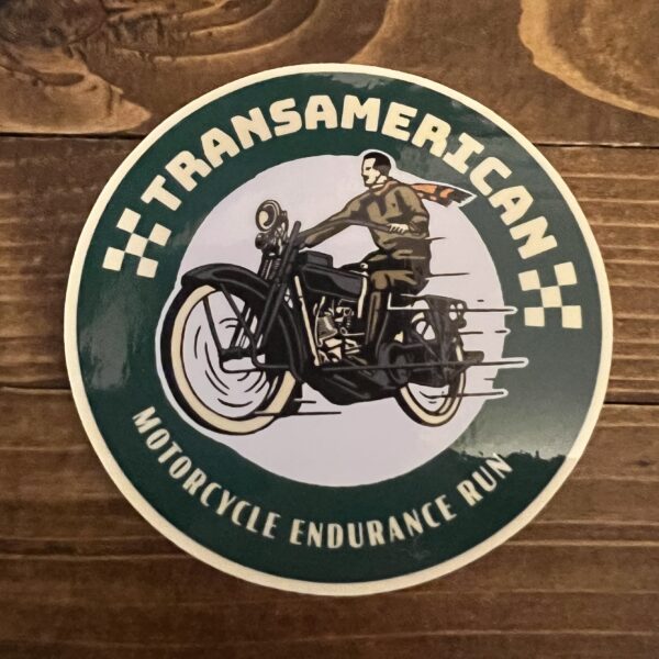 TransAmerican Motorcycle Endurance Run Decal