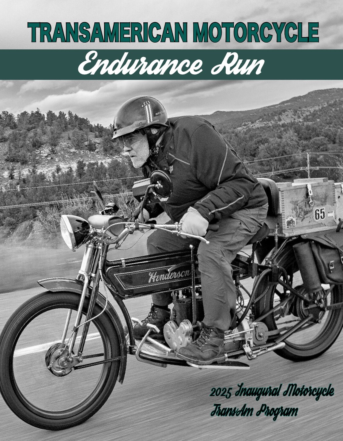 PREORDER Inaugural Motorcycle TransAm Official Program Magazine